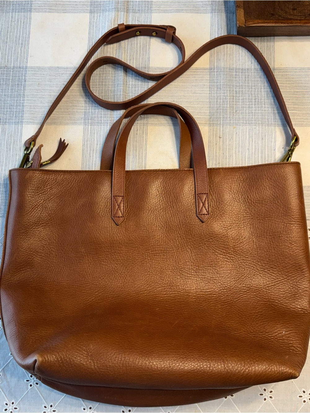 Madewell Transport Tote Leather Tote